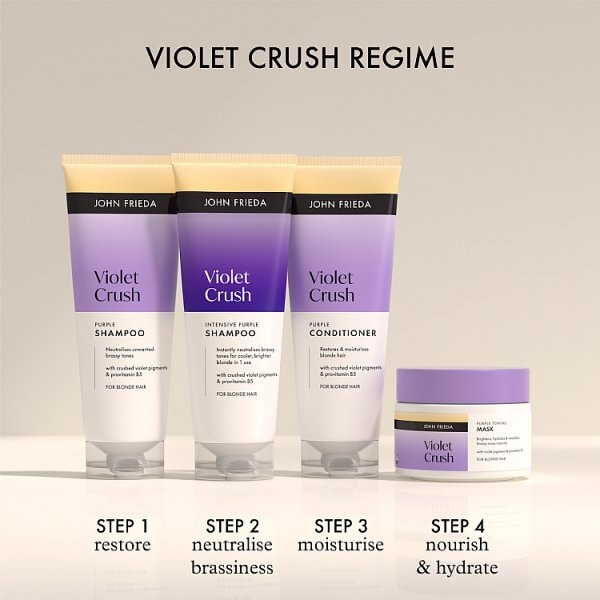 John Frieda Violet Crush Purple Shampoo 250Ml