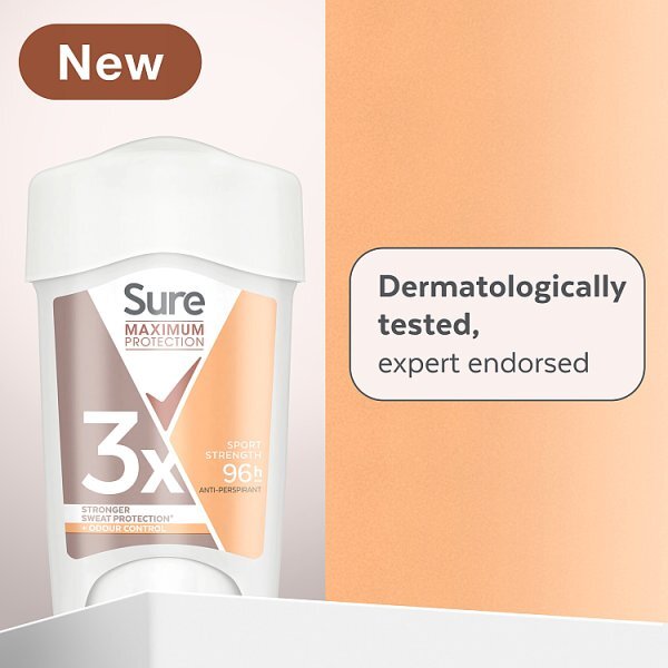 Sure Maximum Protection Sport Strength Anti-Perspirant Cream 45 ml