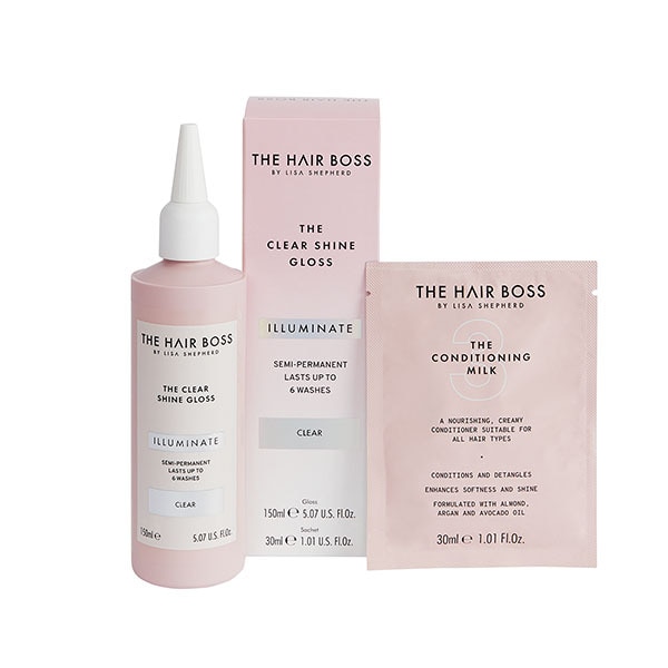 The Hair Boss Clear Shine Gloss No Colour Semi Permanent Dye