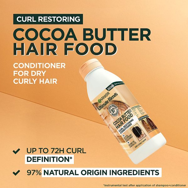 Garnier Ultimate Blends Hair Food Cocoa Butter Conditioner