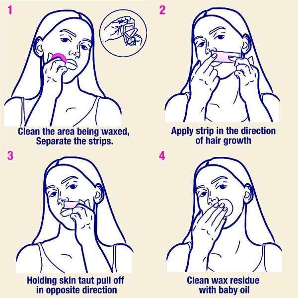 Nair Chamomile Face 16S Cold Wax Strip