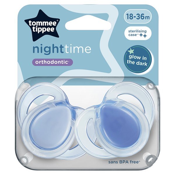 Tommee Tippee Night Soothers, 18-36M, X2