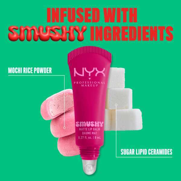 NYX Professional Makeup Smushy Matte Lip Balm Shes Serving