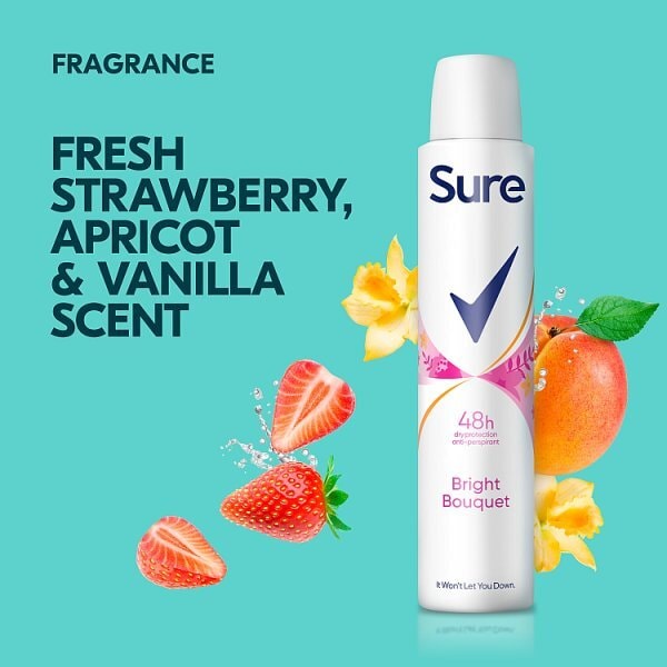 Sure Bright Bouquet Anti-Perspirant Deodorant Aerosol 200 ml