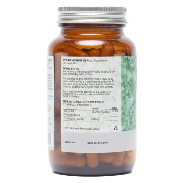 Botanycl Vegan Vitamin D3 - 60 Capsules