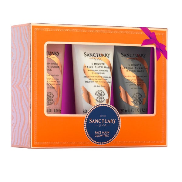 DNR Sanctuary Spa Face Mask Glow Trio Gift Set