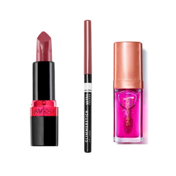 Avon's Ultimate Lip Trio - Toasted Rose