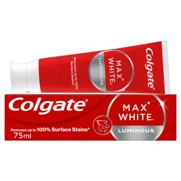 Colgate Max White Luminous Teeth Whitening Toothpaste 75Ml