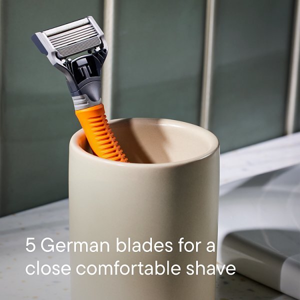 Harry's Truman Razor + 5 Blades - Bright Orange