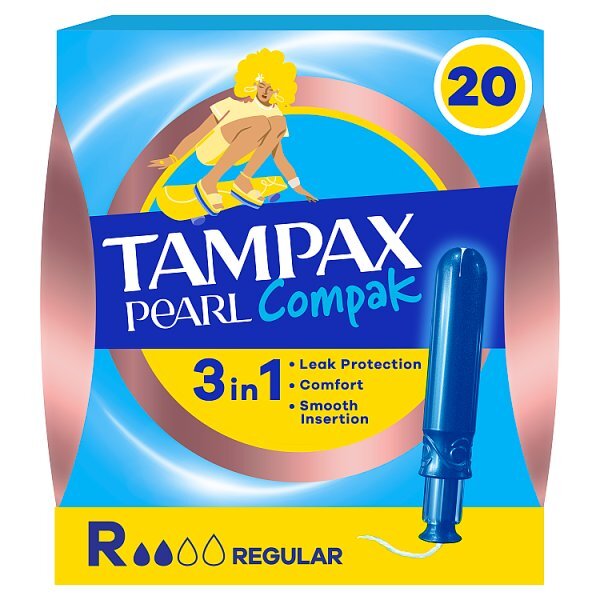Tampax Compak Pearl Regular (20 Ct)