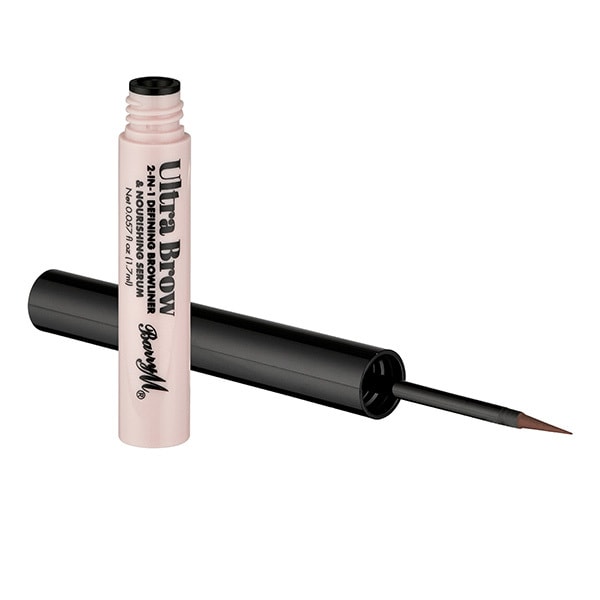 Barry M Ultra Brow 2-In-1 Browliner & Serum - Light Brown