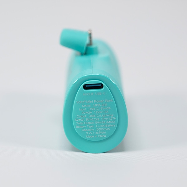 Voltz 5K Power Bank Lightning Turquoise