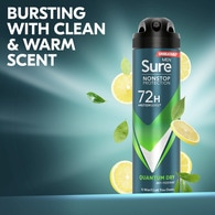 Sure Men Antiperspirant Deo Aerosol Nonstop Quantum 150ml