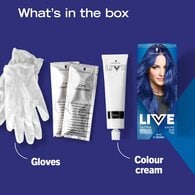 LIVE UltraBrights Semi-permanent Blue Hair Dye Electric Blue