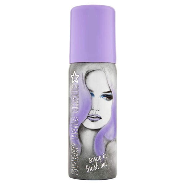 Superdrug Purple Hair Chalk Spray
