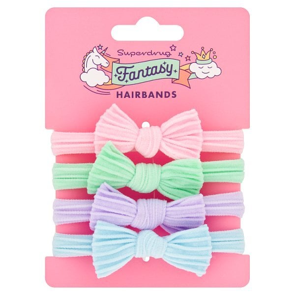 Superdrug Fantasy Cloth Bow Hairbands