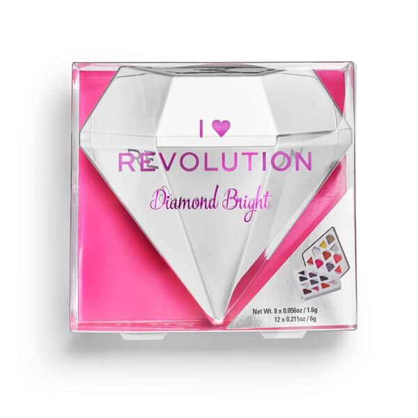 DNR I Heart Revolution Diamond Bright Eyeshadow Palette