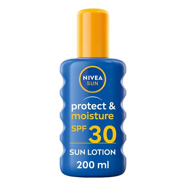 NIVEA SUN Suncream Spray Protect & Moisture SPF30 200ml