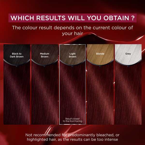 Garnier Olia Red Lacquers 5.52 Glassy Merlot Permanent Hair Dye