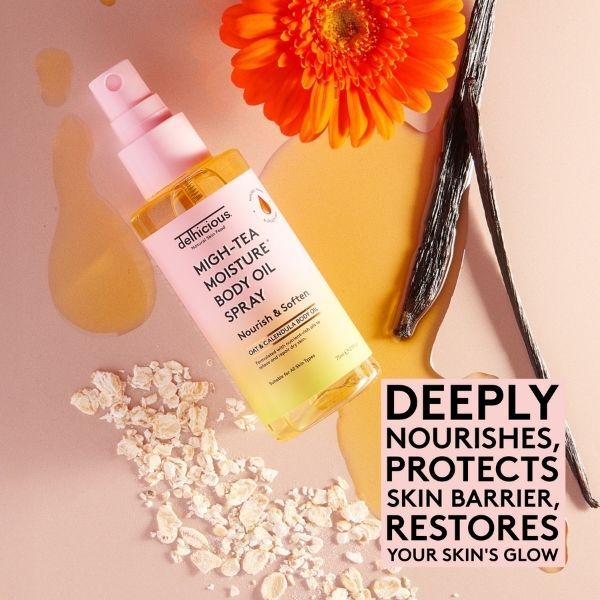 Delhicious Migh-Tea Moisture Body Oil Spray 75ml