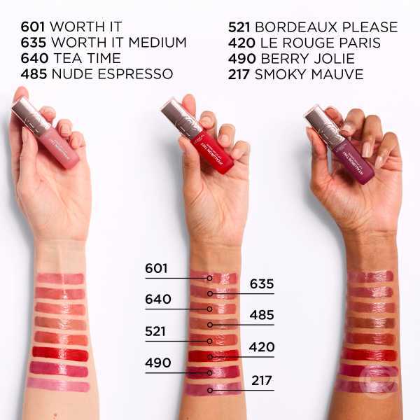 L'Oréal Paris Hyaluron Tint Lip Stain Serum 485 Nude Espresso