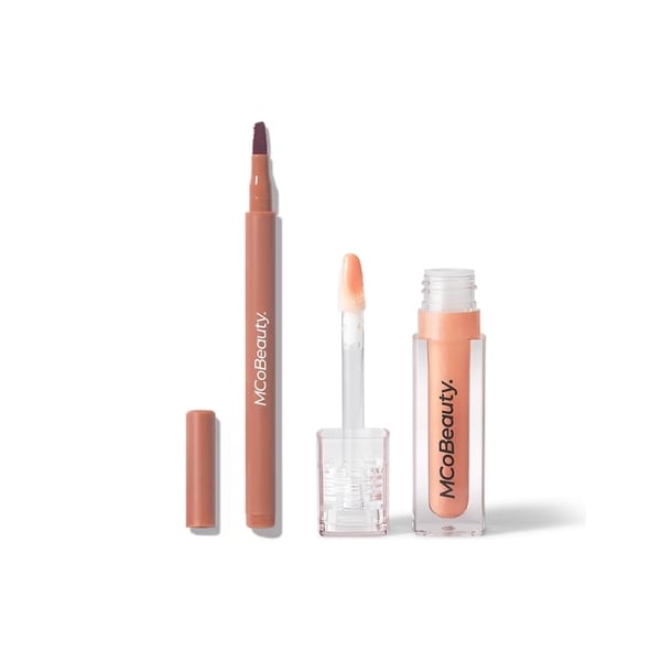 Jordan Lipscombe X MCoBeauty Lip Stain & Glaze Duo - Nude