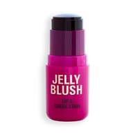 Revolution Jelly Blush Stick Lip And Cheek Stain Cherry Red