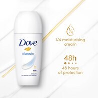 Dove Women Antiperspirant Deodorant Roll on Classic 50ml