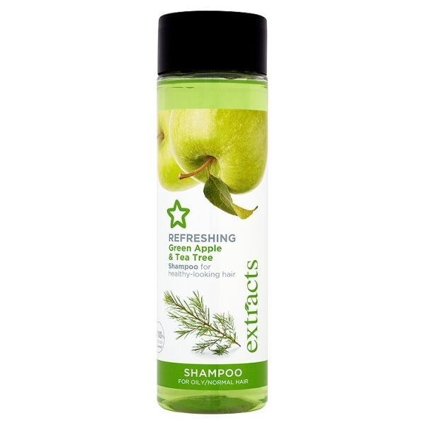 Superdrug Extracts Refreshing Green Apple & Tea Tree Shampoo