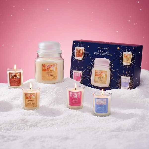 Superdrug Scented Candle Collection Christmas Gift Set