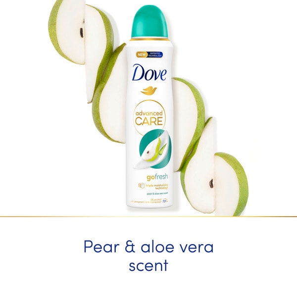 Dove Advanced Care Pear & Aloe Vera Anti-Perspirant Aerosol 200ml