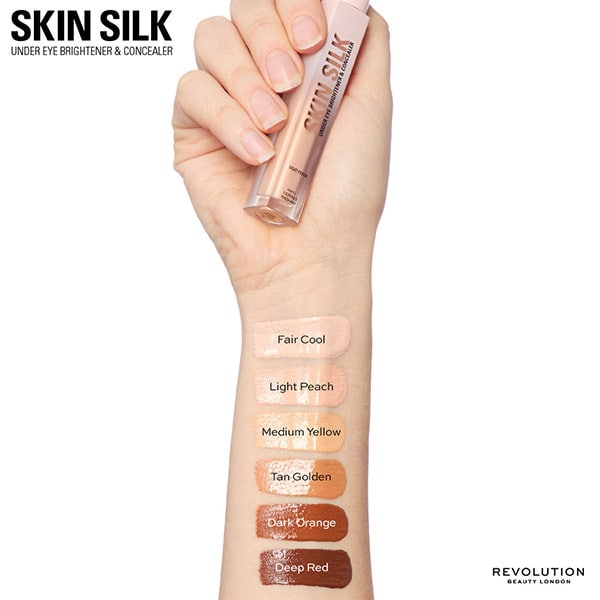 Revolution Skin Silk Brightener & Concealer Light Peach