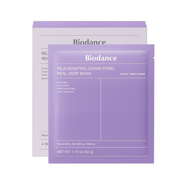 Biodance Rejuvenating Caviar Pdrn Real Deep Mask 4Ea