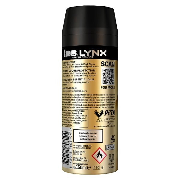 Lynx Fine Fragrance Marshmallow Smoke Premium Body Spray 150ml