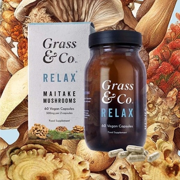 Grass & Co. Relax Maitake Mushrooms Capsules