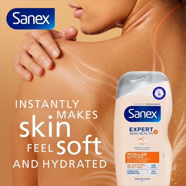 Sanex Expert+ Micellar Revitalising Shower Gel 515ml