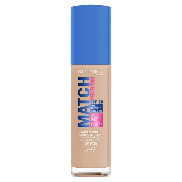 Rimmel Match Perfection Foundation 100N Ivory SPF20