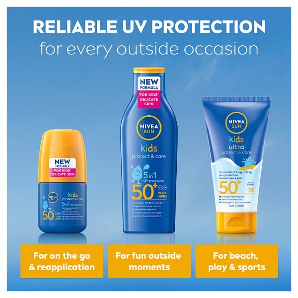 NIVEA SUN Kids Protect & Care Roll-on Sun Cream 50ML