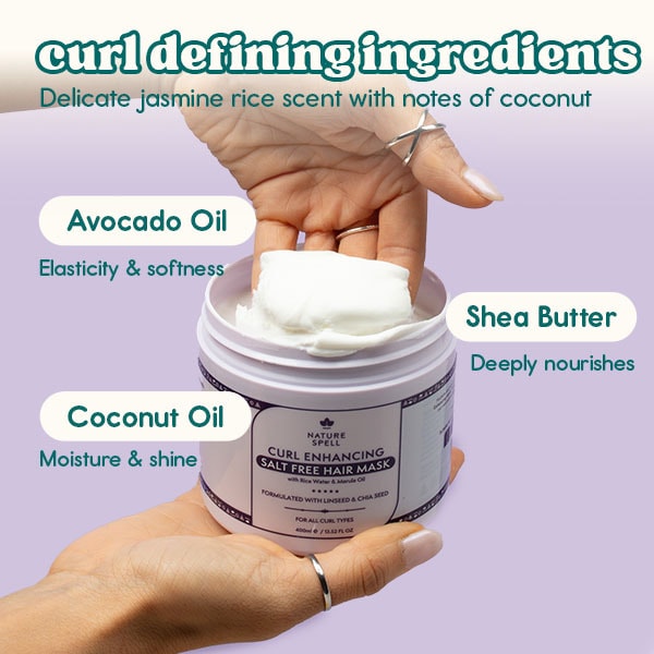 Nature Spell Curl Enhancing Salt Free Mask