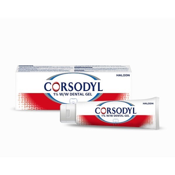 Corsodyl Dental Gel Treat Gum Disease 50g