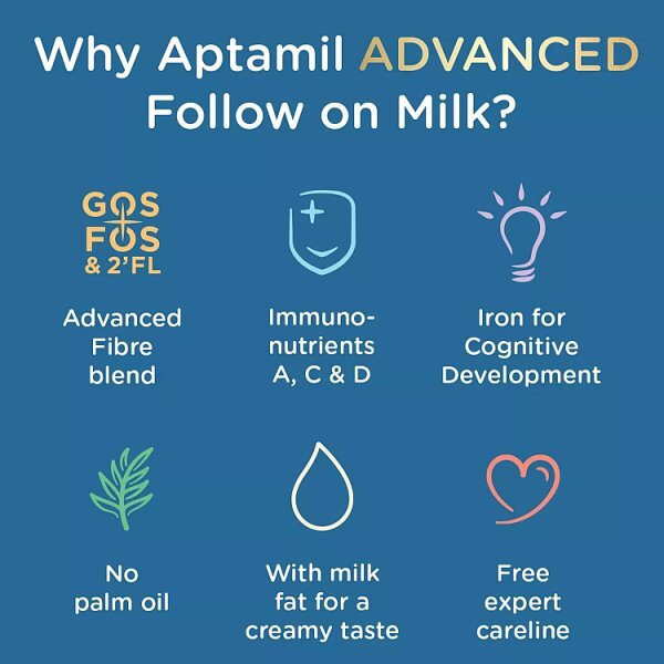 Aptamil 2 Advanced Follow On Baby Milk Formula 6-12 Mth 800G
