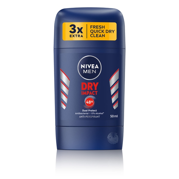 NIVEA MEN Dry Impact Anti-Perspirant Stick 50ml