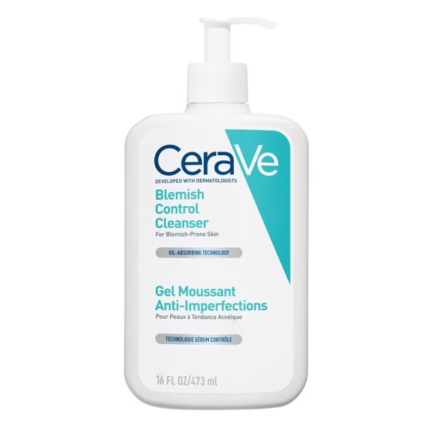 CeraVe Blemish Control Cleanser with Salicylic Acid & Niacinamide for Blemish-Prone Skin 473ml