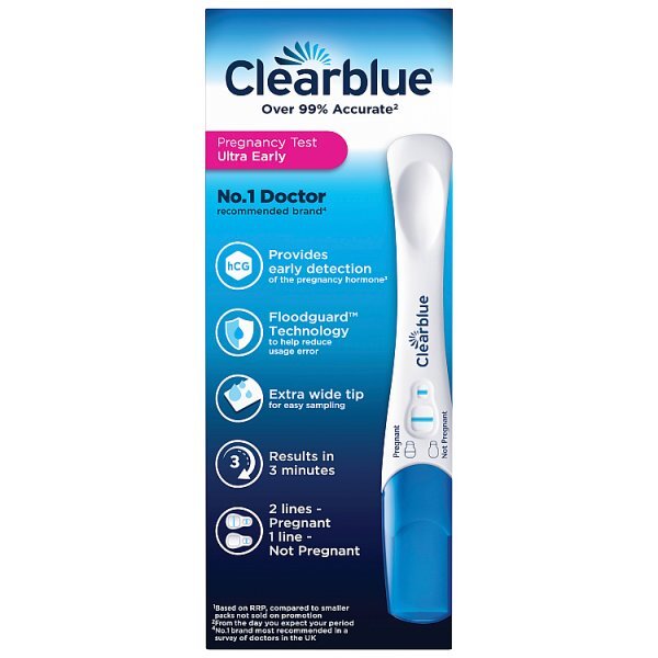 Clearblue Visual Early Detection Pregnancy Test - 5 Tests