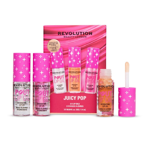 Revolution Juicy Pop Lip Oil Trio