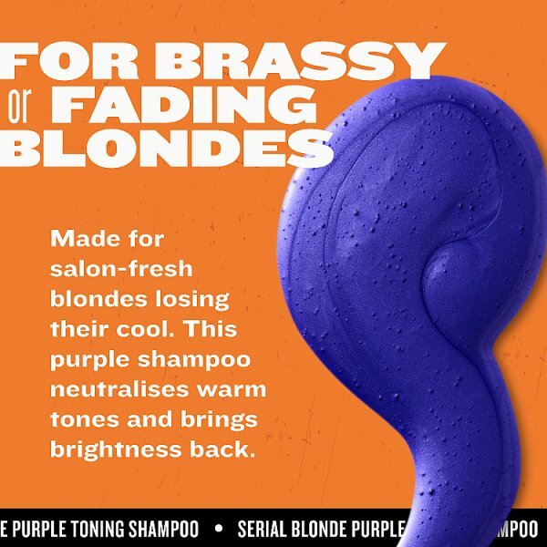 Bed Head Serial Blonde Purple Toning Shampoo 400Ml