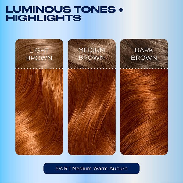 Clairol Nice'N Easy Crème Permanent Hair Dye 5WR Medium Warm Auburn