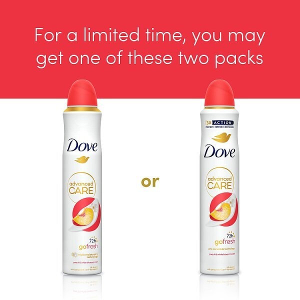 Dove Advanced Care Antiperspirant Peach &White Blossom 200ml