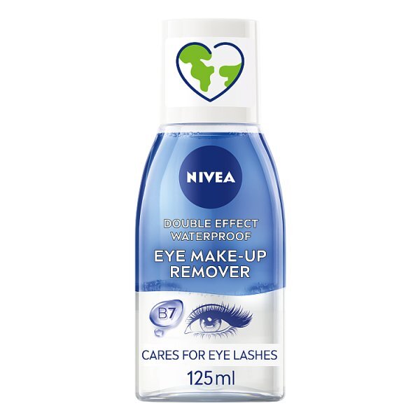 NIVEA Double Effect Waterproof Eye Make-Up Remover 125ml