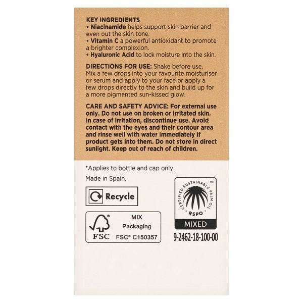 Superdrug B. Enhance Bronzing Drops 30ml